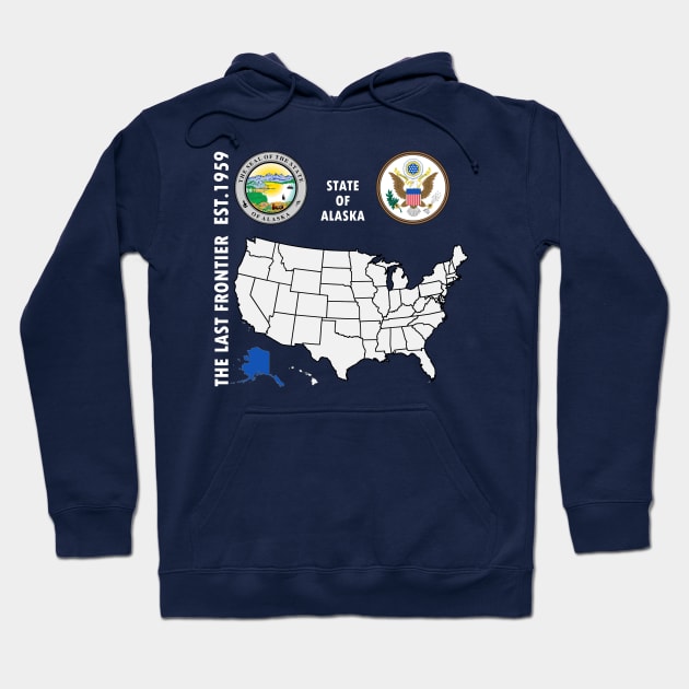 State of Alaska Hoodie by NTFGP